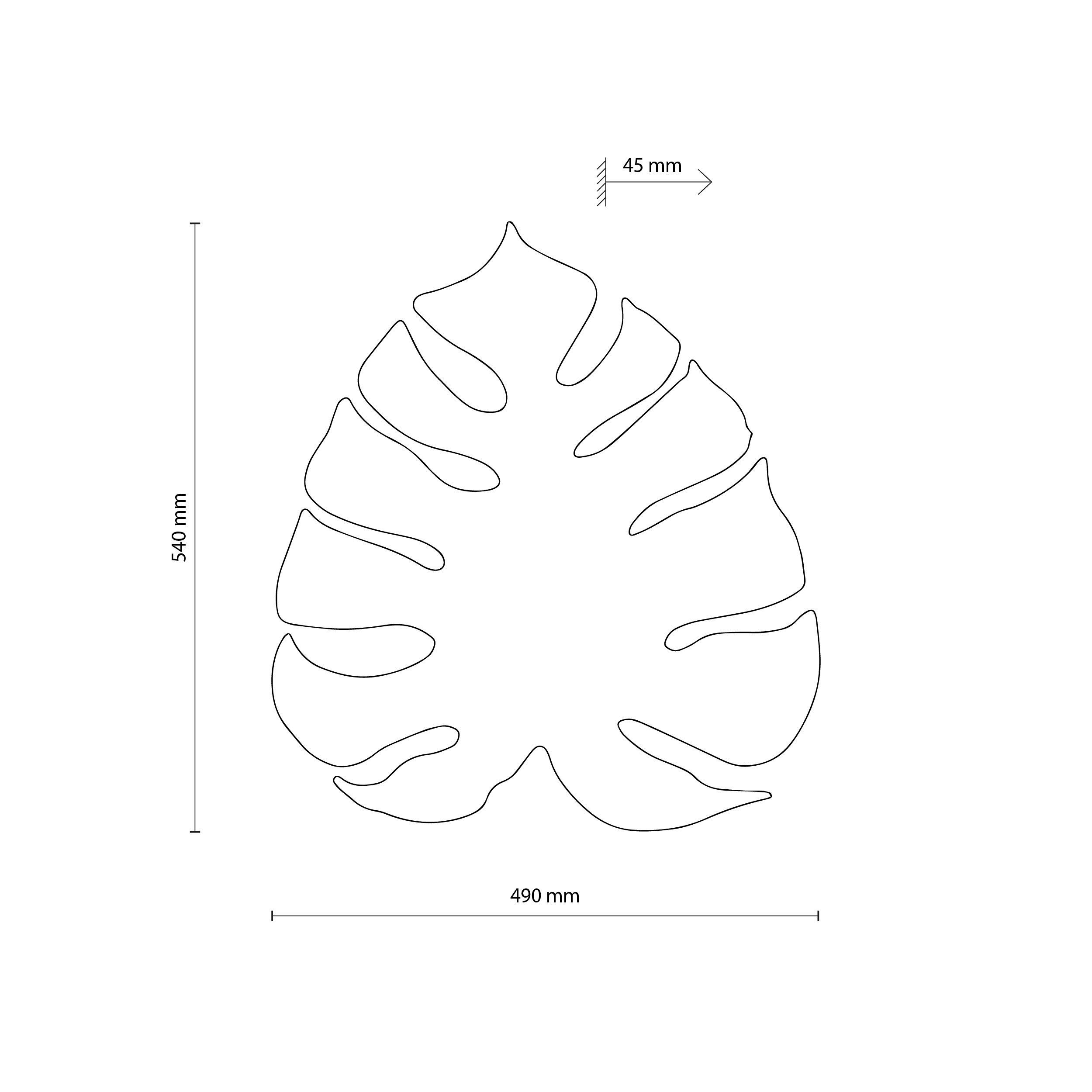 MONSTERA XL SABIA KINKIET 4 - obrazek 8