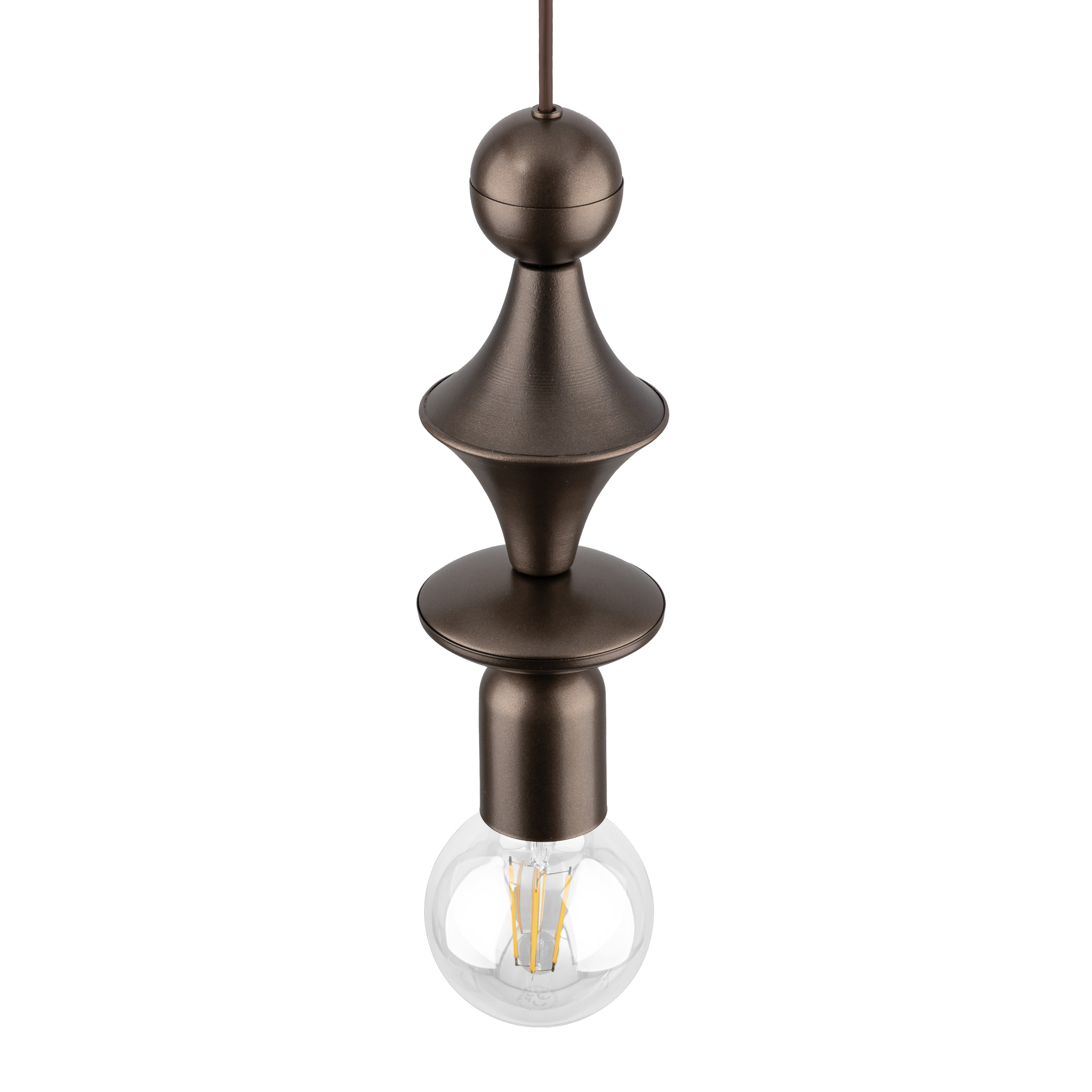 TOWER BROWN LAMPA WISZACA 1XE27 - obrazek 6
