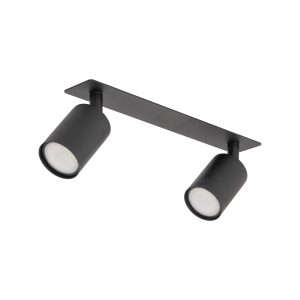 NEX BLACK 2XGU10 LAMPA SUFITOWA PODTYNKOWA