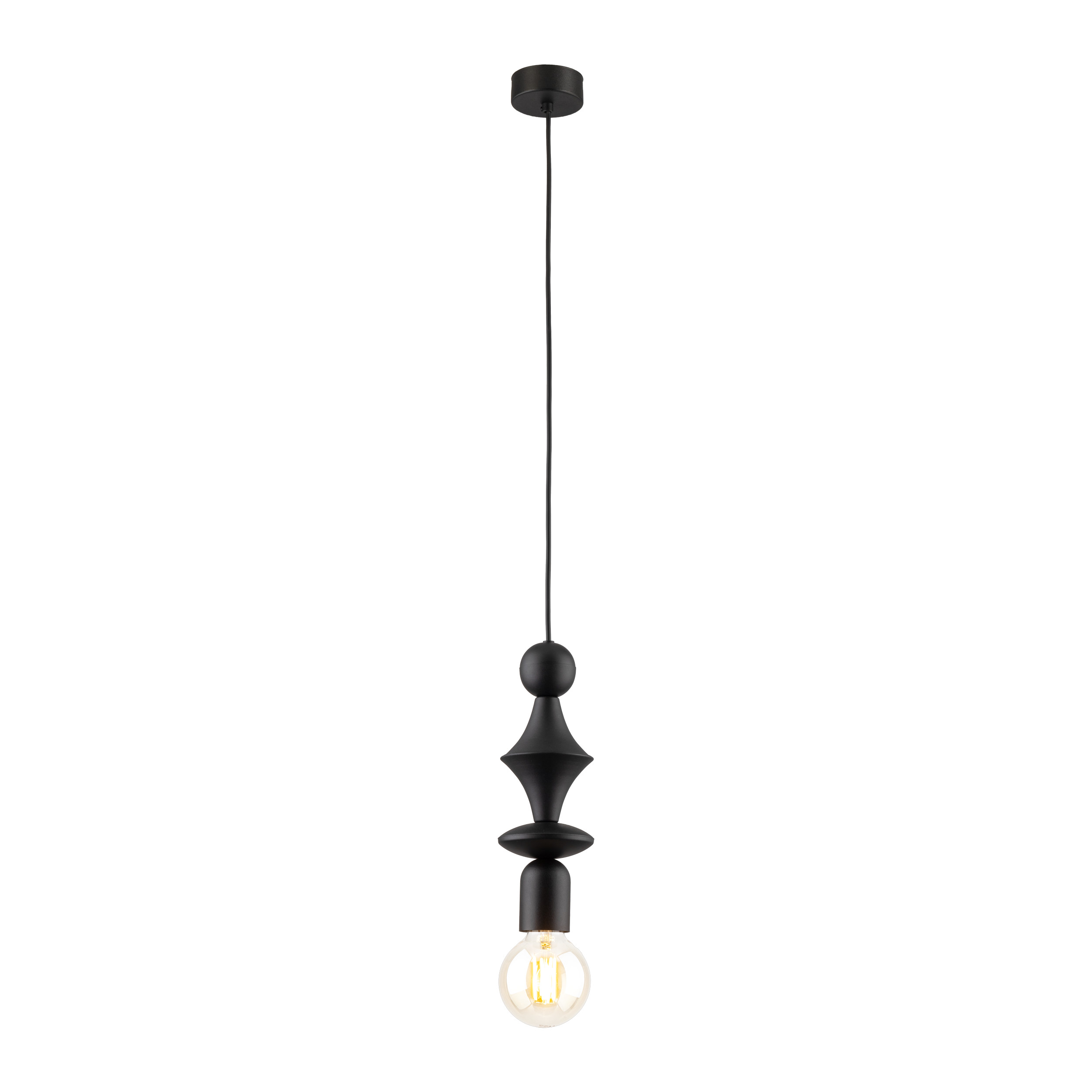 TOWER BLACK LAMPA WISZACA 1XE27 - obrazek 8