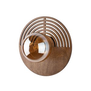 LUNAR WOOD KINKIET 1XG9  250