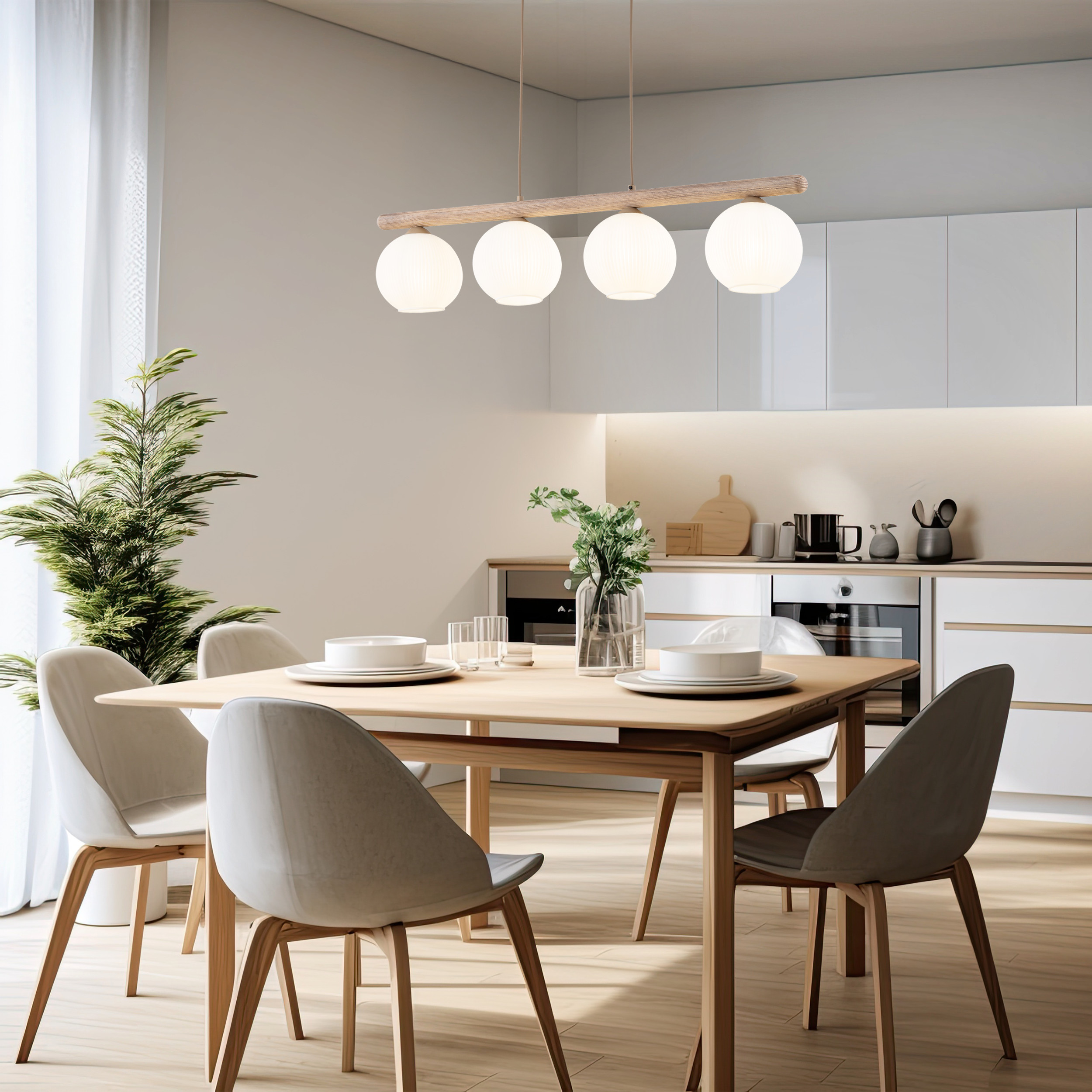 VIRLO WHITE LAMPA WISZACA 4XE14 - obrazek 2
