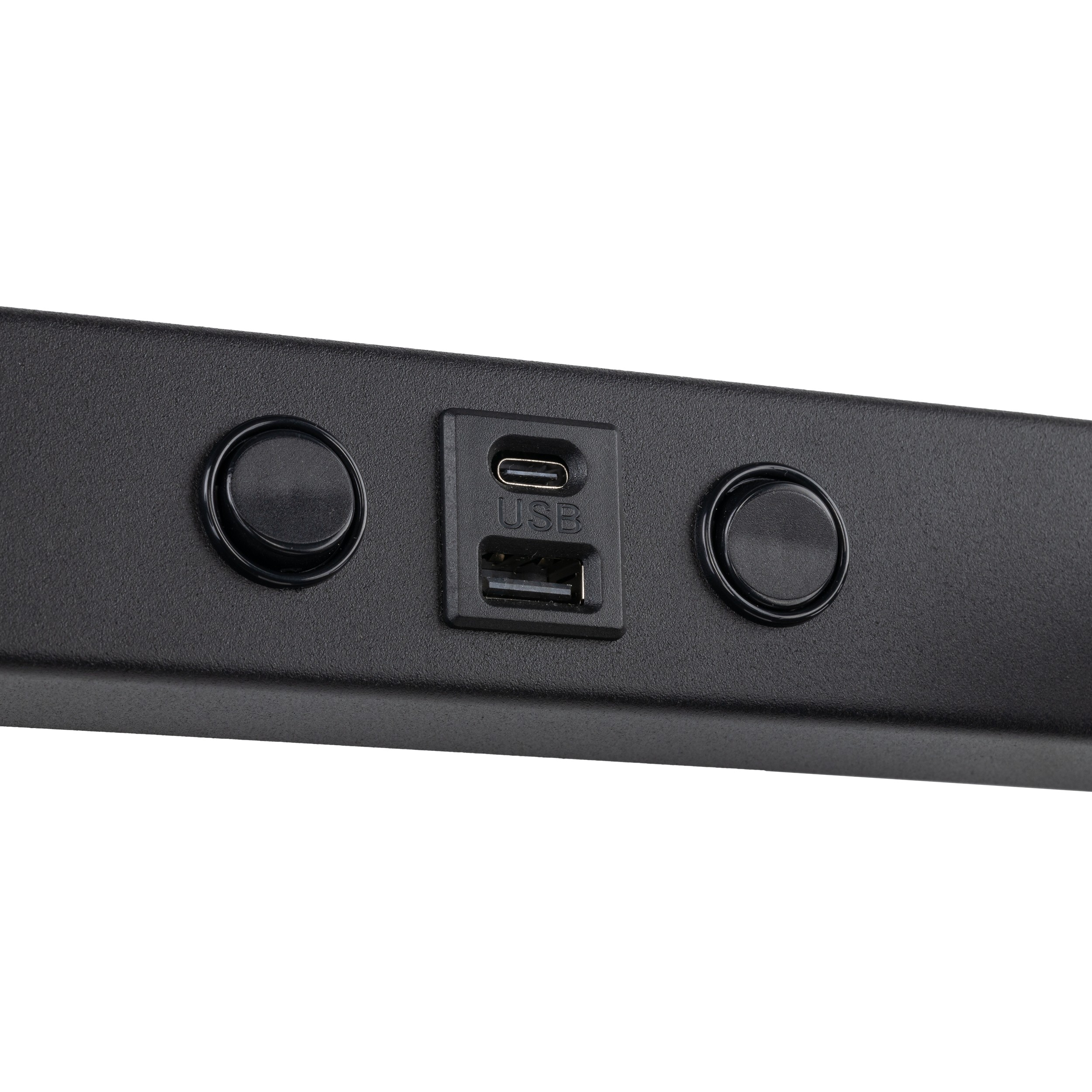 NEX BLACK KINKIET 2XGU10 / USB - obrazek 3