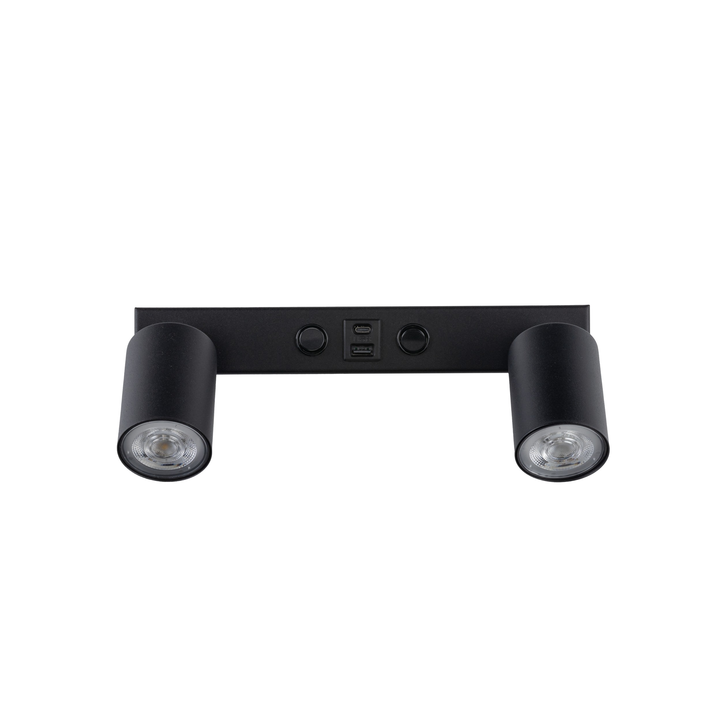 NEX BLACK KINKIET 2XGU10 / USB - obrazek 6