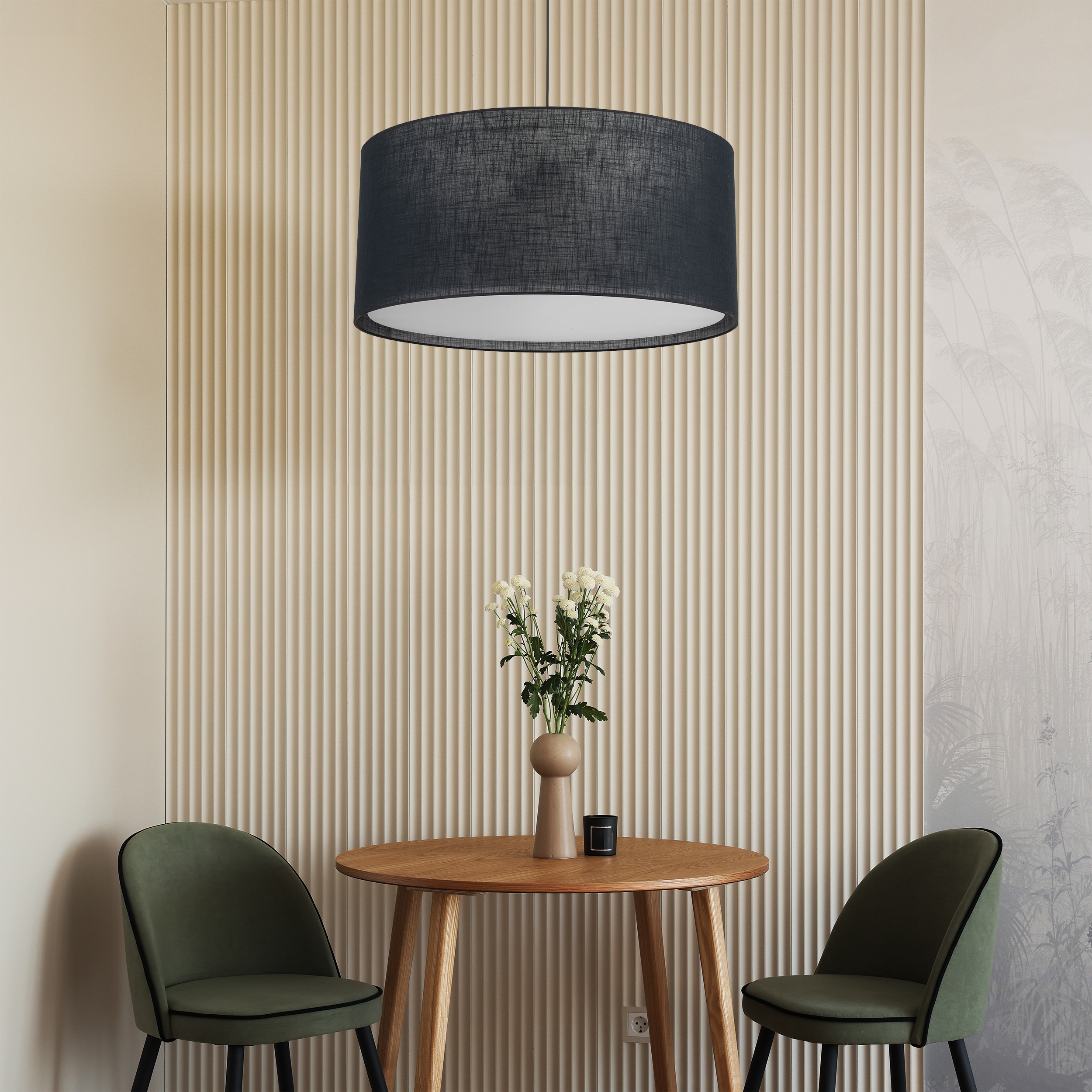 LARGO BLACK LAMPA WISZĄCA 3XE27 - obrazek 4