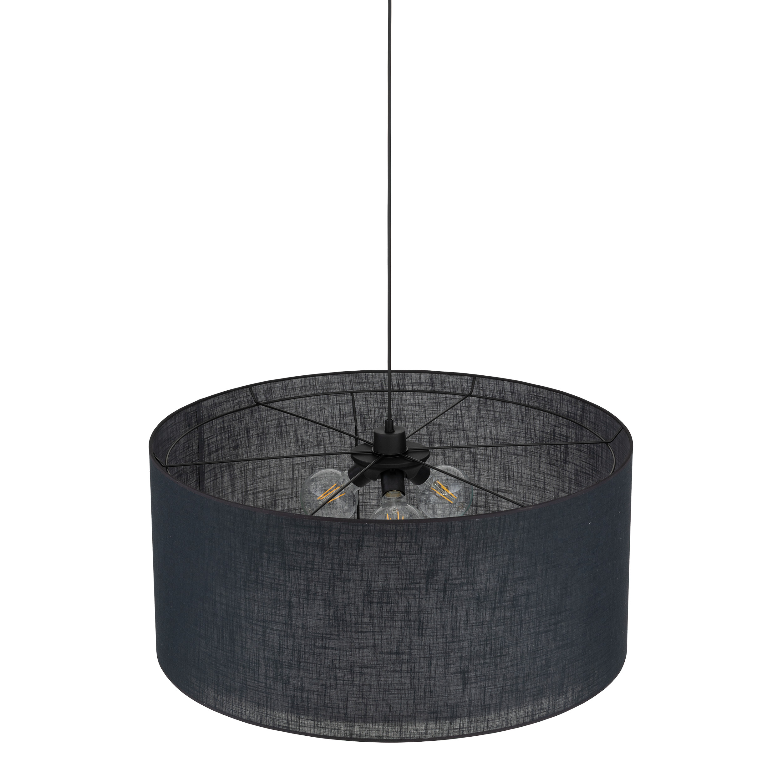 LARGO BLACK LAMPA WISZĄCA 3XE27 - obrazek 7