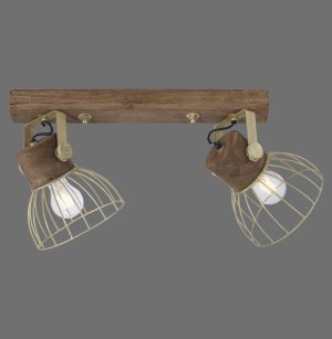 11487-60 ALAMI LAMPA SUFITOWA MATOWY BRĄZ