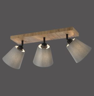 11582-79 GREEN MICHEL LAMPA SUFITOWA DREWNO