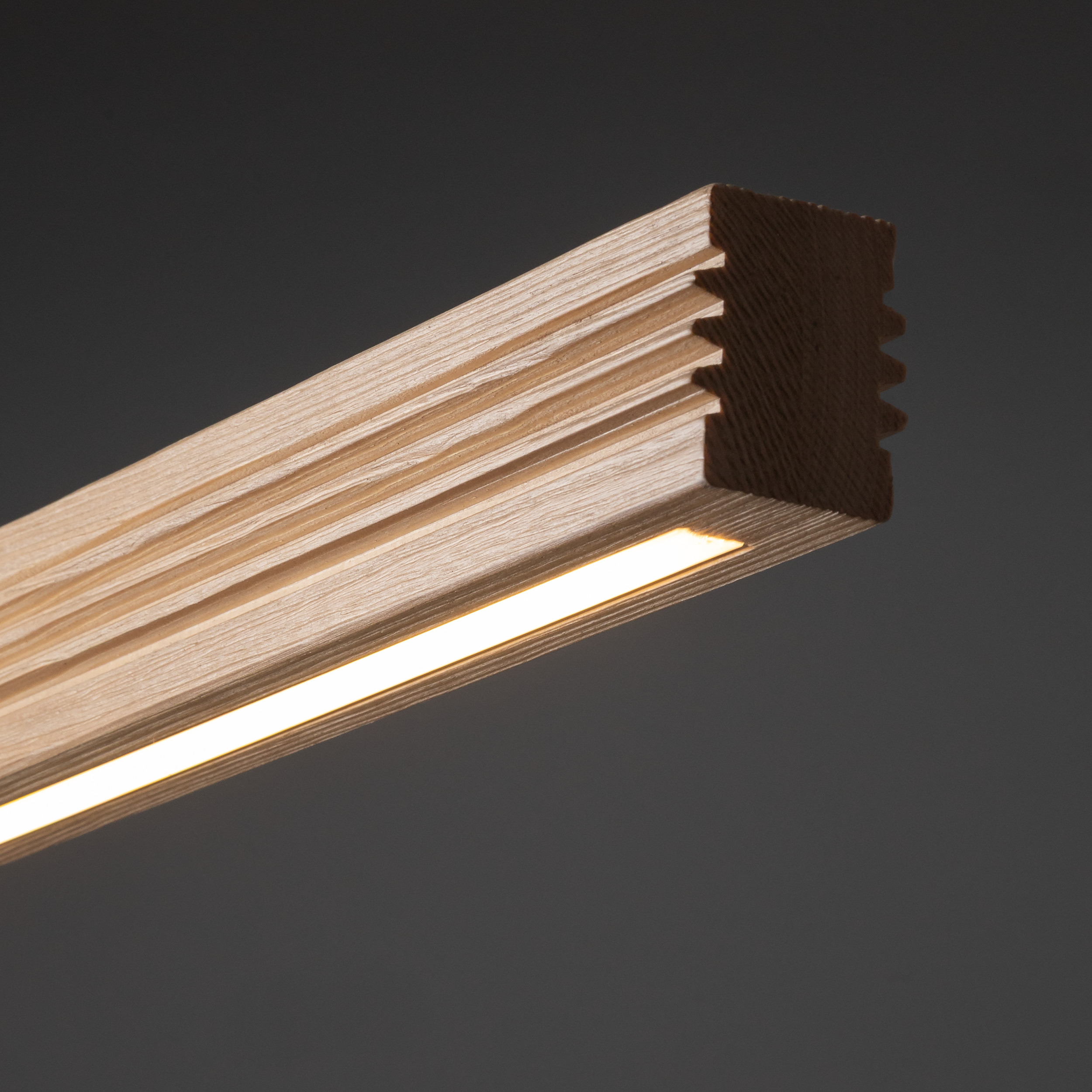 VIGA WOOD LED SOSNA SZCZOTKOWANA POSTARZANA LAMPA SUFTOWA - obrazek 3