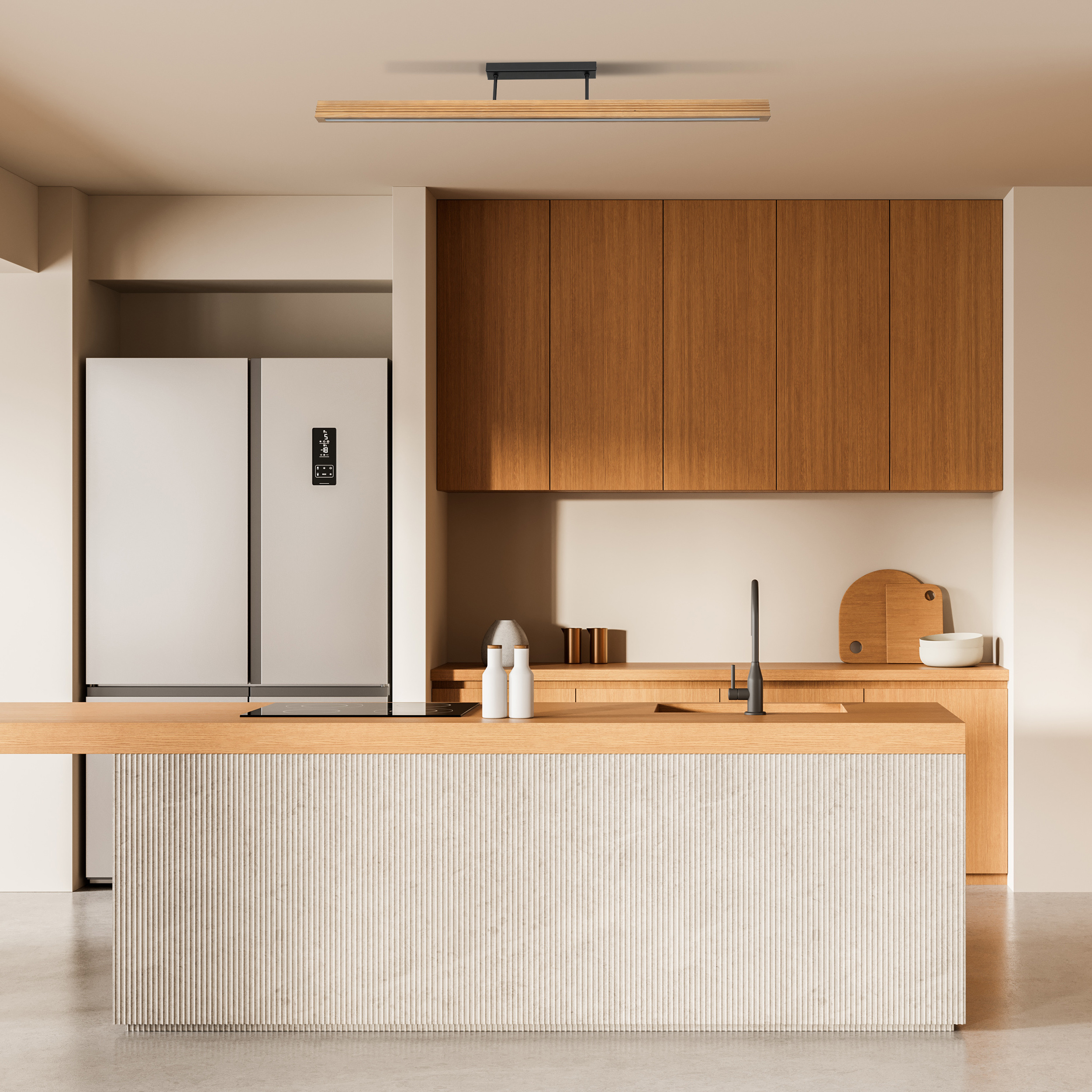 VIGA WOOD LED SOSNA SZCZOTKOWANA POSTARZANA LAMPA SUFTOWA - obrazek 4