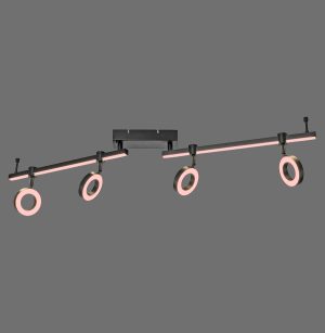 12076-18 LOLASMART-BILEDA LAMPA SUFITOWA CZARNY