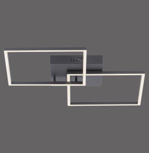 14141-18 IVEN LAMPA SUFITOWA CZARNY