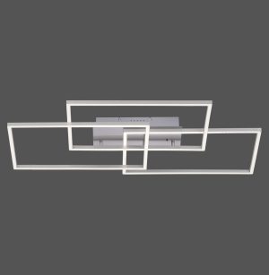 14150-55 IVEN LAMPA SUFITOWA STALOWY