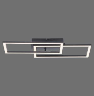 14692-18 IVEN LAMPA SUFITOWA CZARNY