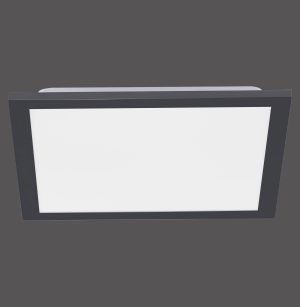 14754-18 FLAT LAMPA SUFITOWA CZARNY