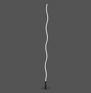 15168-18 WAVE LAMPA PODŁOGOWA CZARNY