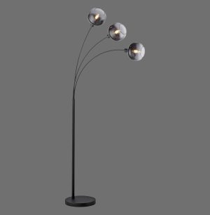 15422-18 ZEA LAMPA PODŁOGOWA CZARNY