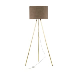 UMBERTO BROWN GOLD LAMPA PODŁOGOWA 1