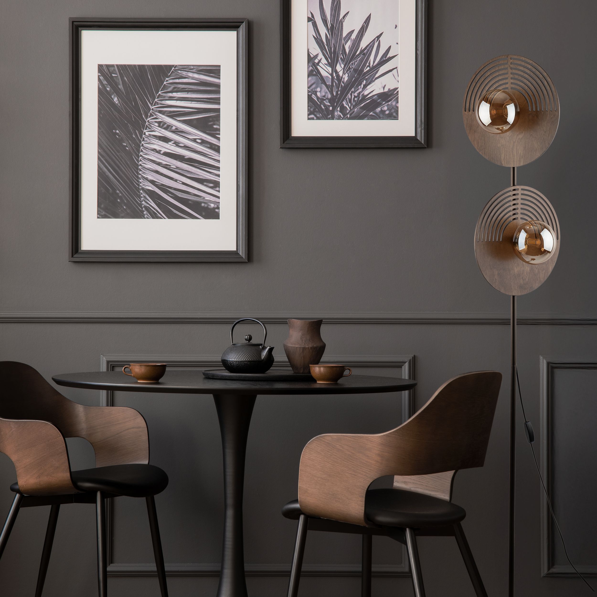 LUNAR WOOD LAMPA PODŁOGOWA 2XG9 - obrazek 2