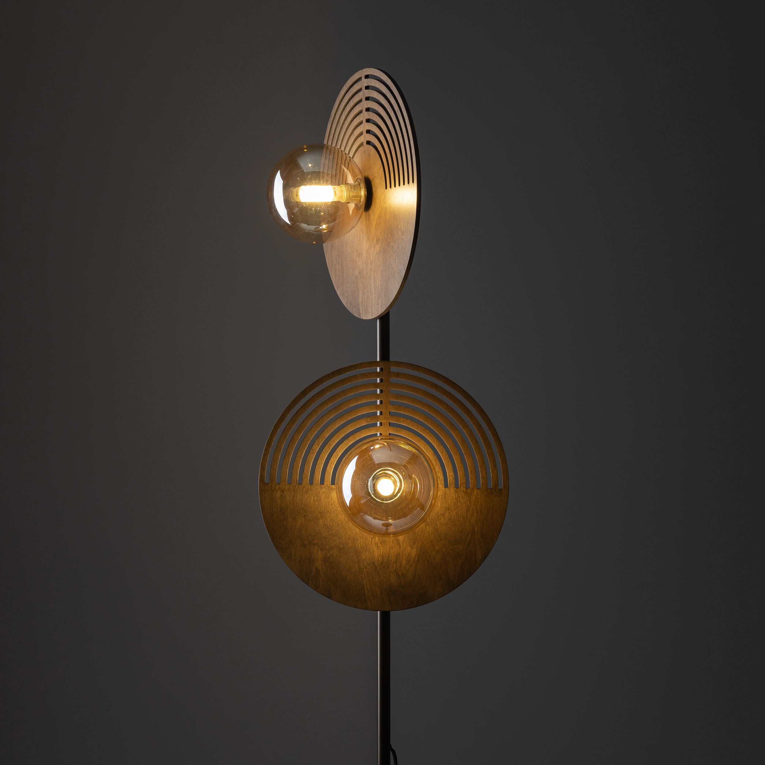 LUNAR WOOD LAMPA PODŁOGOWA 2XG9 - obrazek 3