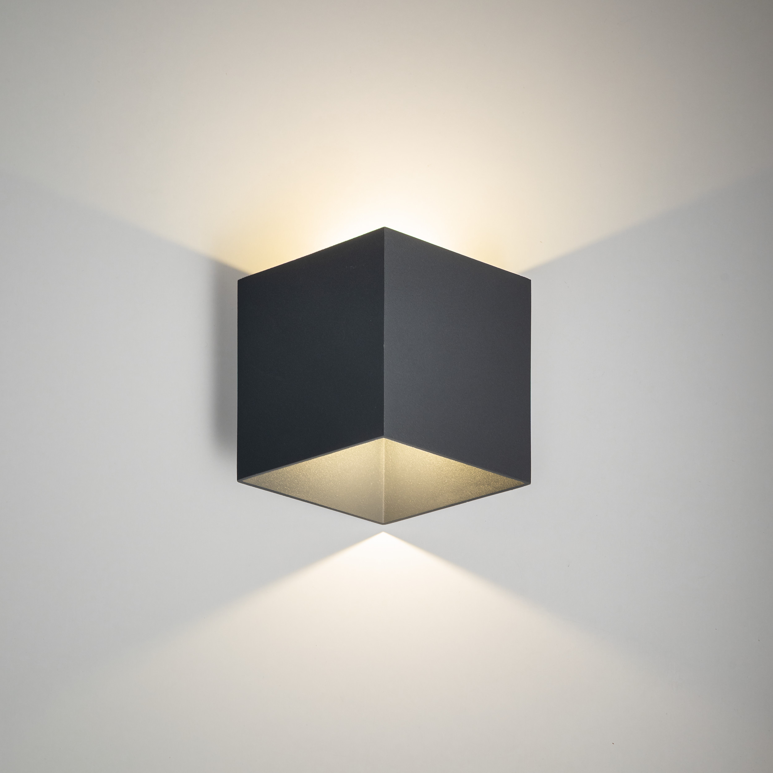 CUBE GRAY KINKIET LED IP 54 - obrazek 2