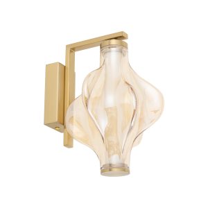 ELVA BRASS KINKIET LED 8W