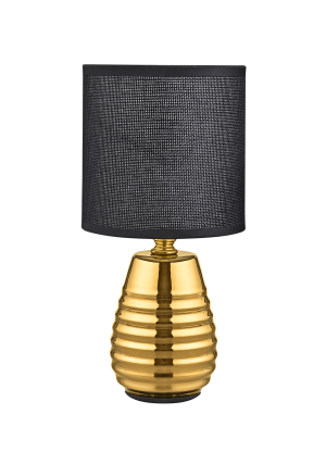 HS8775 LAMPA STOŁOWA CZARNO-ZŁOTA/BLACK-GOLD