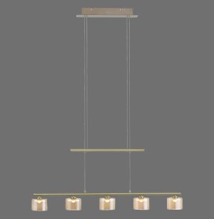 2209-60 HYDRA LAMPA WISZĄCA MATOWY MOSIĄDZ