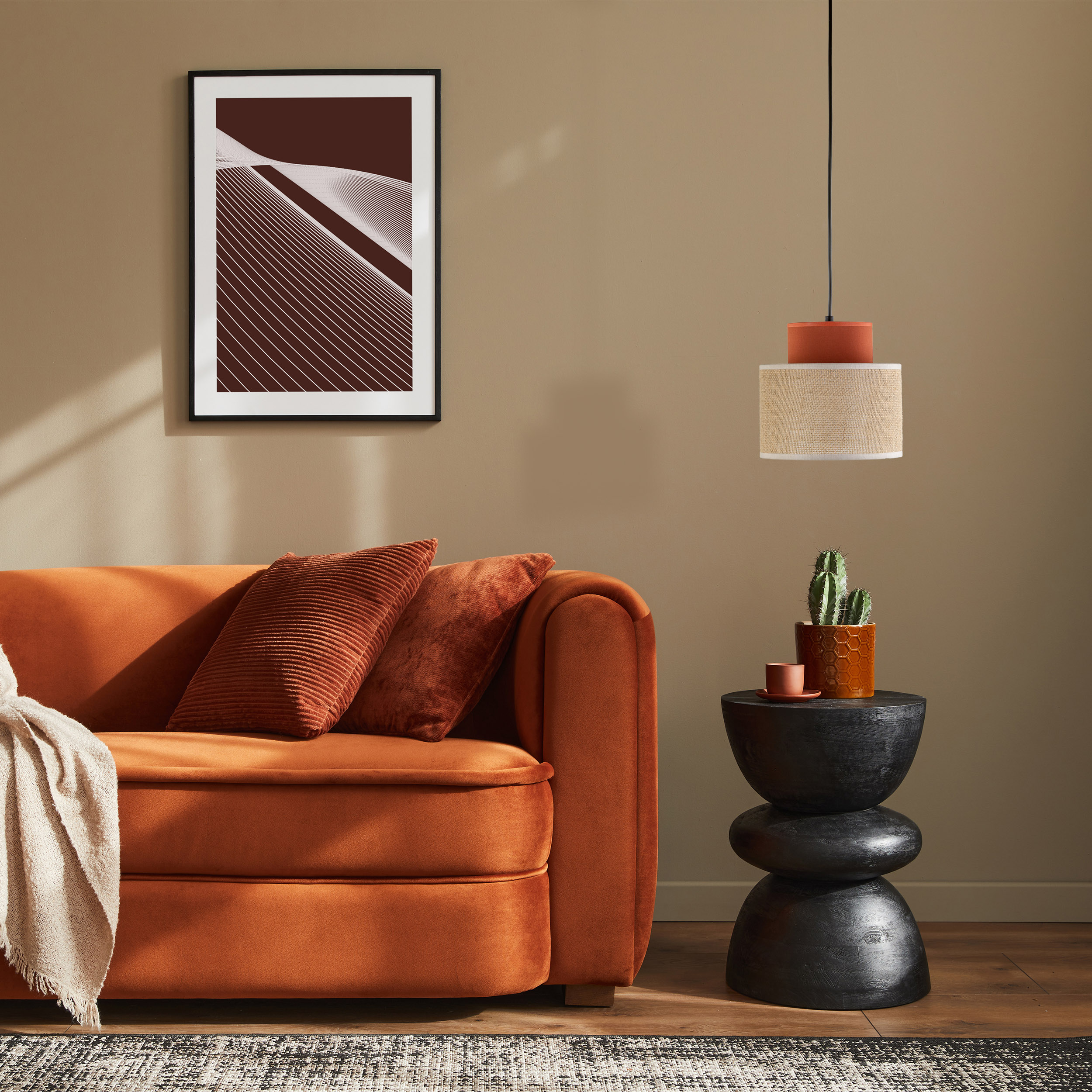 DUO JUTA BROWN LAMPA WISZACA 1 - obrazek 2