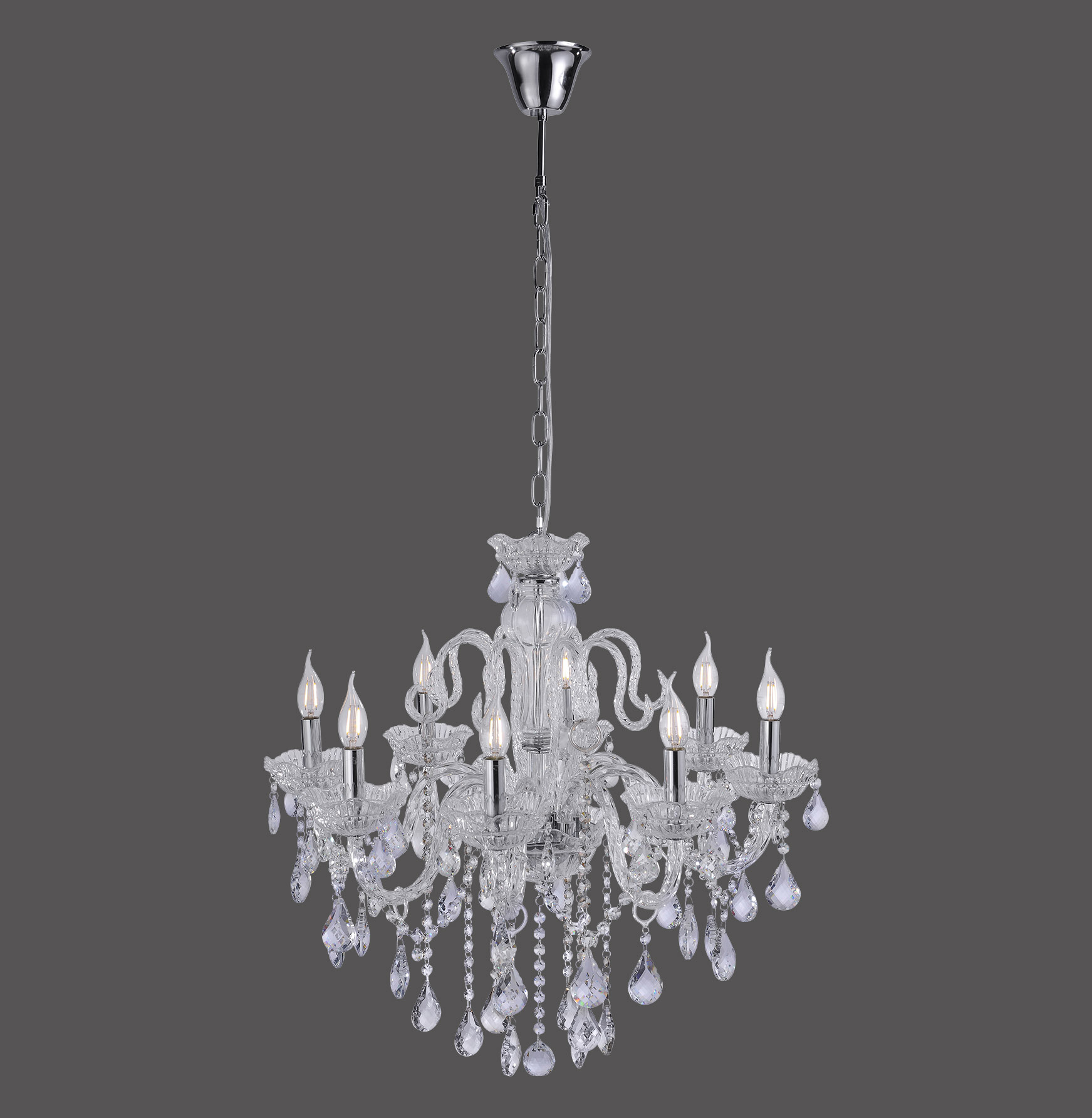 3081-00 GRACIA LAMPA WISZĄCA TRASPARENTNY