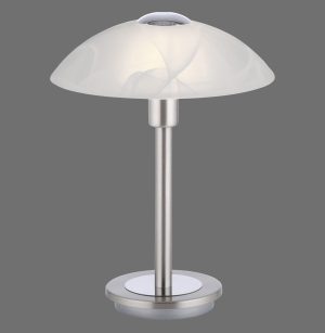 4026-55 ENOVA LAMPA STOŁOWA SREBRNY