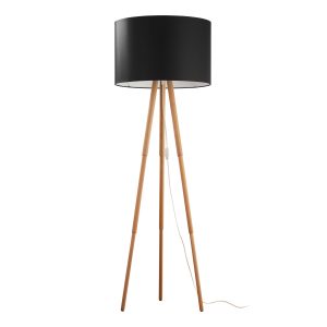 TOKYO LAMPA PODŁOGOWA 1  SOSNA/CZARNY