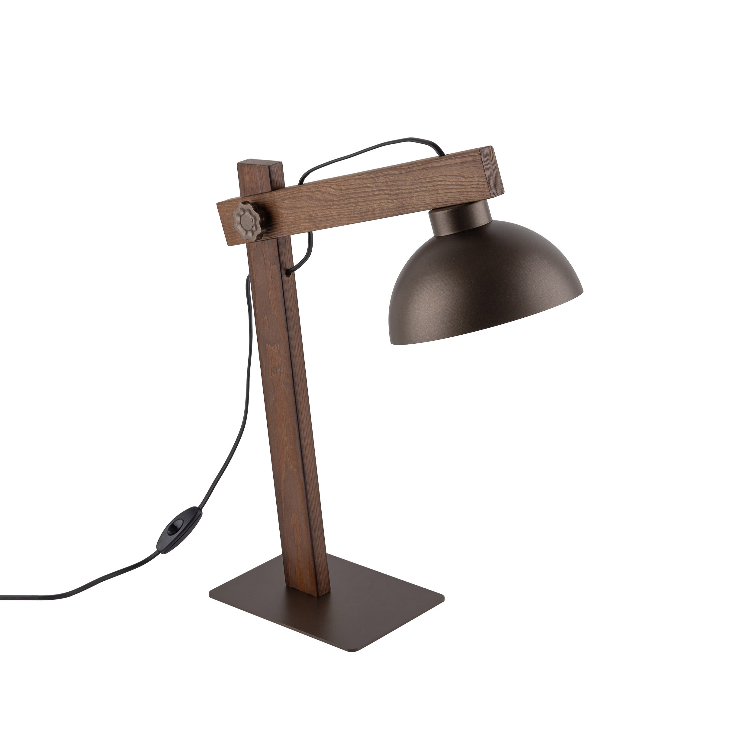 OSLO BROWN LAMPKA NOCNA 1 - obrazek 5