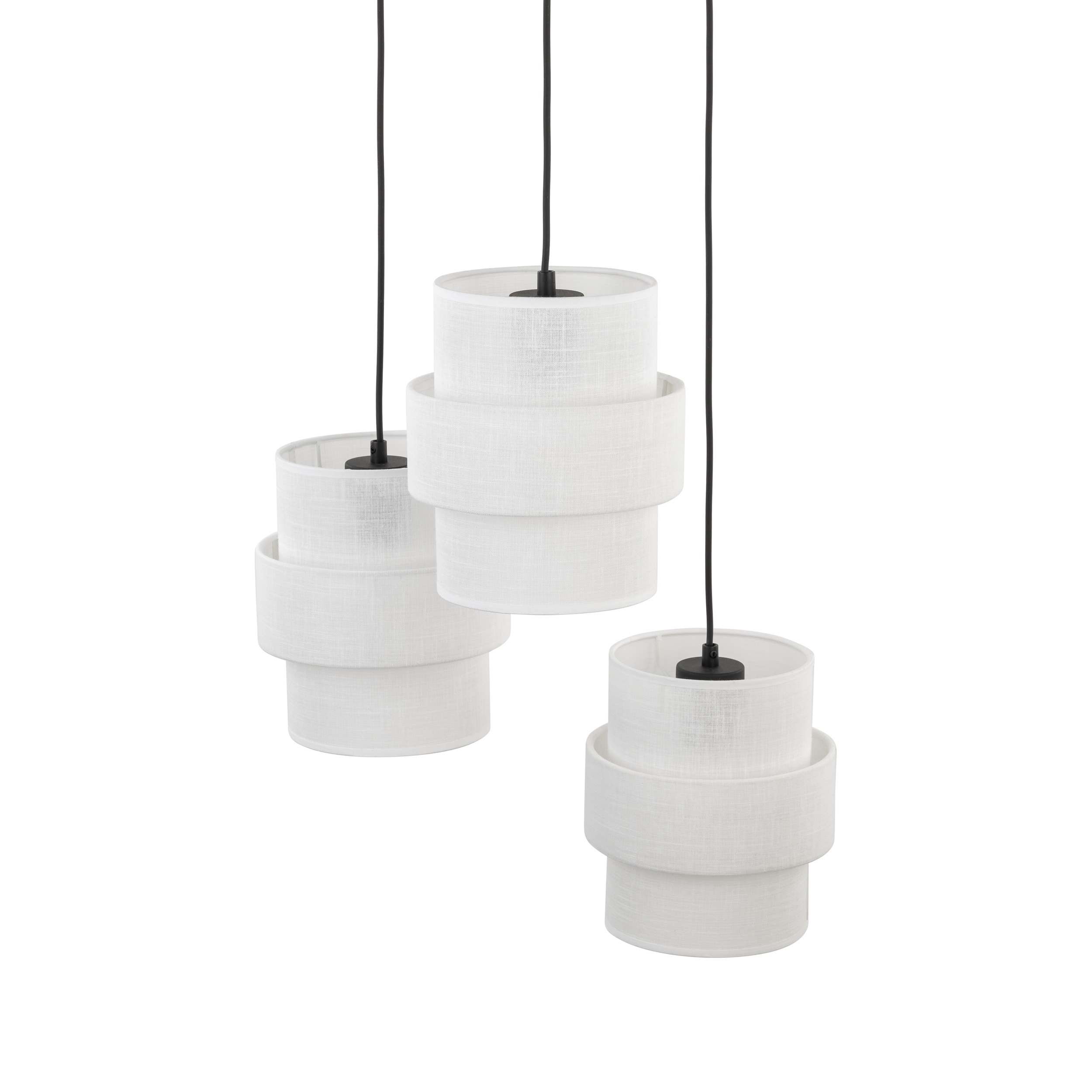 CALISTO WHITE LAMPA WISZĄCA 3 KOŁO - obrazek 3