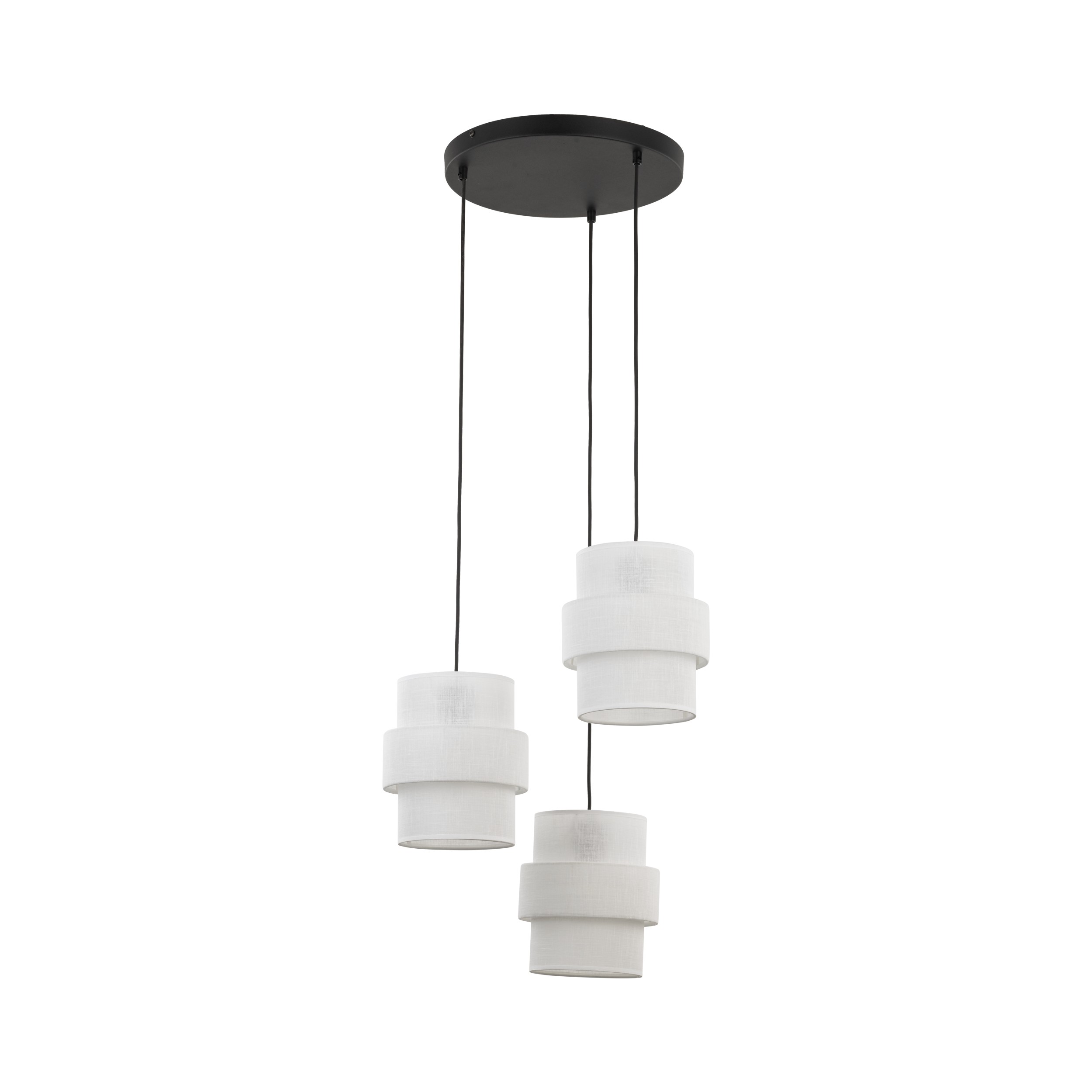CALISTO WHITE LAMPA WISZĄCA 3 KOŁO - obrazek 7