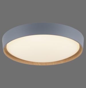 6118-15 Q-EMILIA LAMPA SUFITOWA SZARY