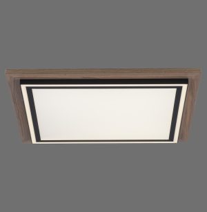 6141-79 PALMA LAMPA SUFITOWA DREWNO