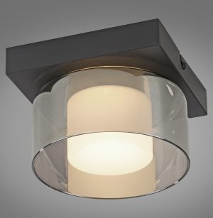 6162-18 RIKA LAMPA SUFITOWA CZARNY