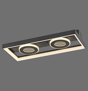 6854-18 TRAFORO LAMPA SUFITOWA CZARNY