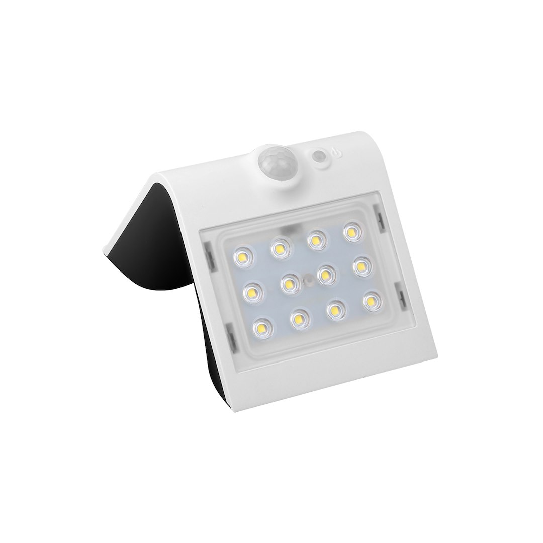 Kinkiet Solarny Butterfly 1,5W Biały
