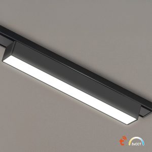 Slim Magnetic Track Czarny 23cm 10W LED Tuya CCT 48V