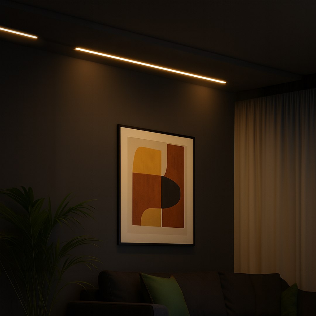 Slim Magnetic Track Czarny 91cm 30W LED Tuya CCT 48V - obrazek 2