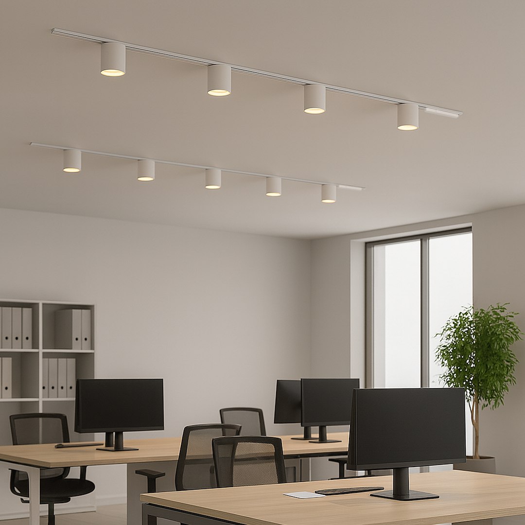Slim Magnetic Track Biały tube 6W LED Tuya CCT 48V - obrazek 3