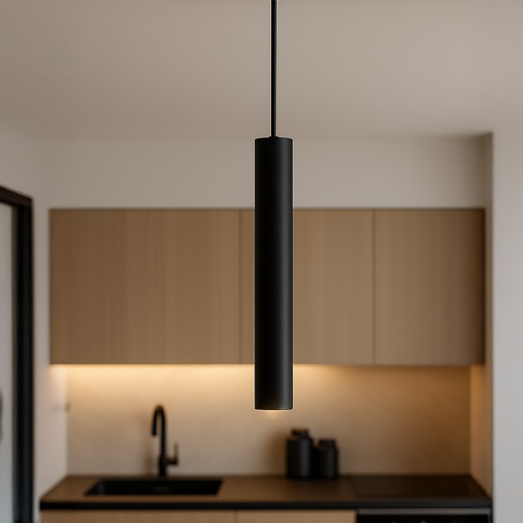 Slim Magnetic Track Czarny pendant 6W LED Tuya CCT 48V - obrazek 2