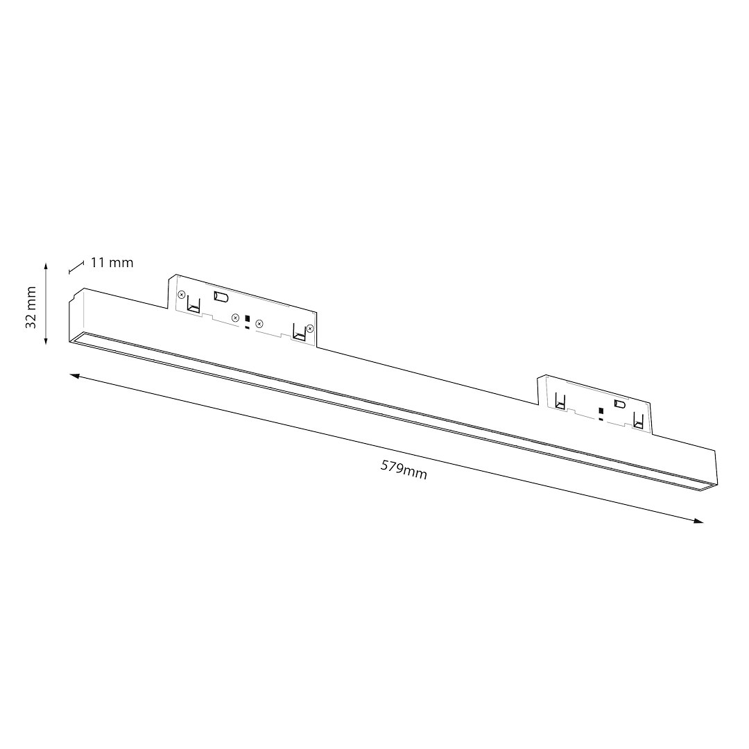 Magnetic Track 5mm 20W CCT 48V - obrazek 6