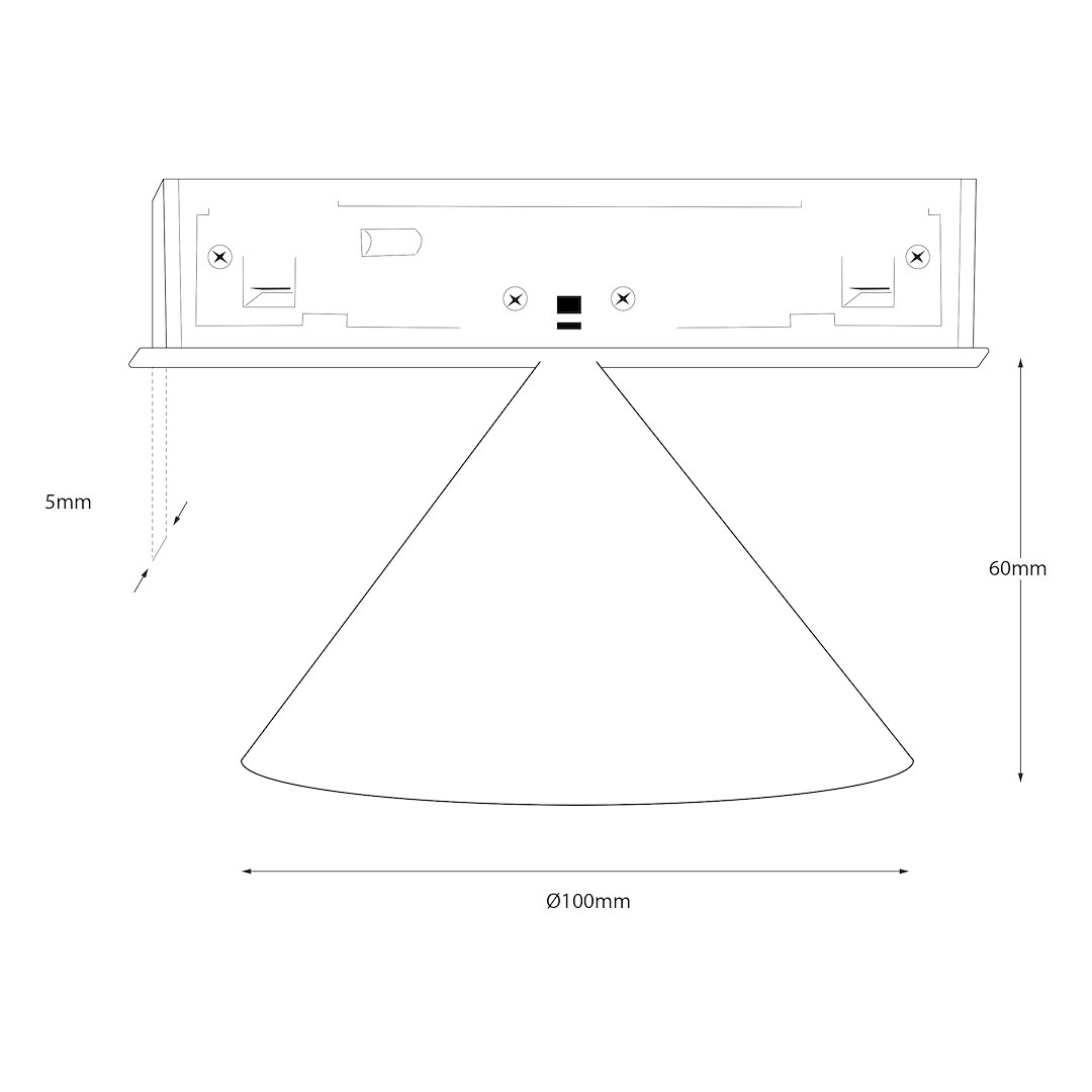 Magnetic Track Cone 5mm 7W CCT 48V - obrazek 9