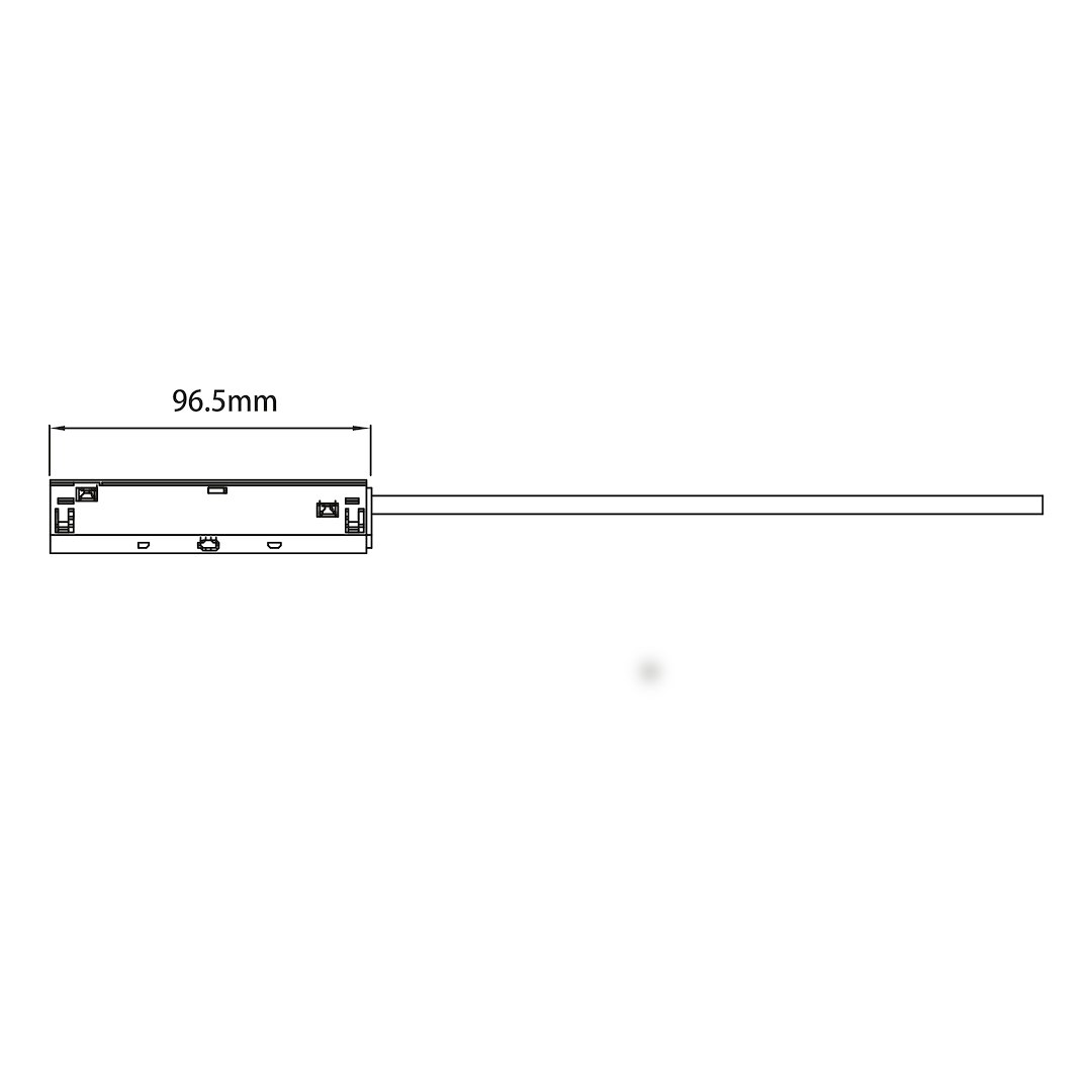 Łącznik do zasilacza zewnętrznego Magnetic Track 10mm - obrazek 3