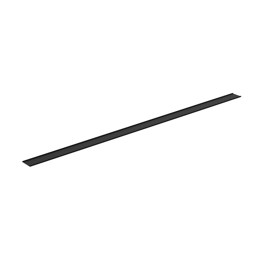 Przesłona Prosta Magnetic Track 20mm L100cm Czarny