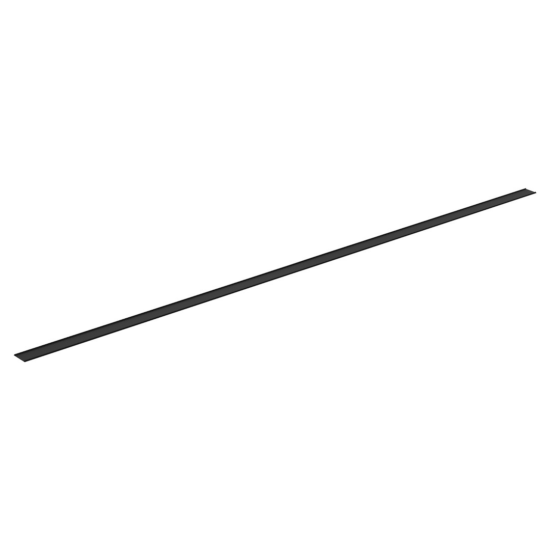 Przesłona Prosta Magnetic Track 20mm L200cm Czarny