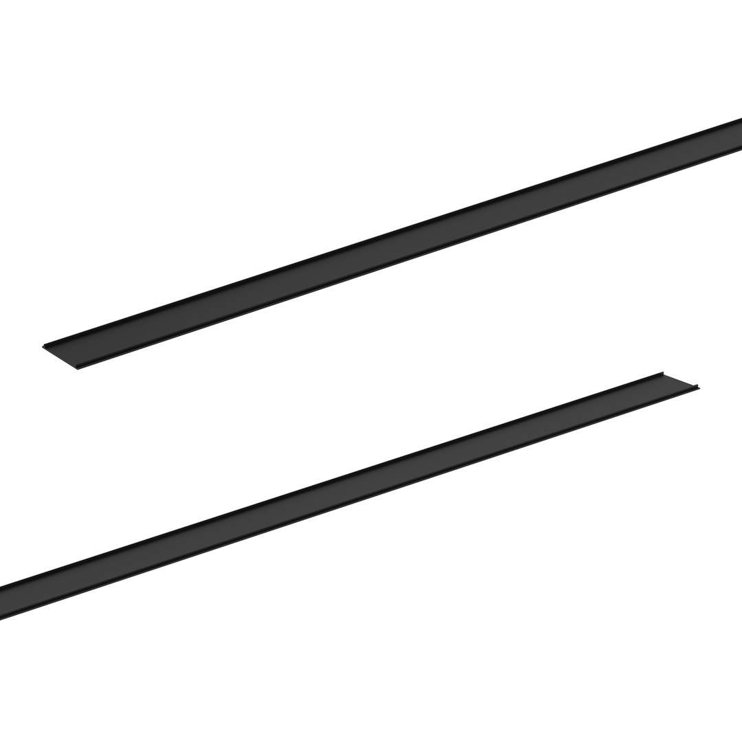 Przesłona Prosta Magnetic Track 20mm L200cm Czarny - obrazek 2